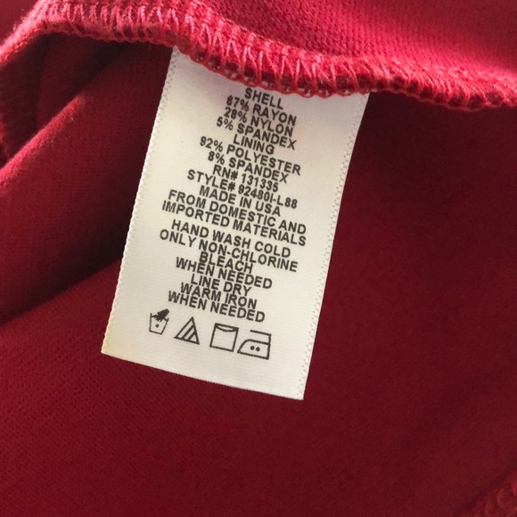 Socialite (Nordstrom) red fitted dress - Picture 5 of 5